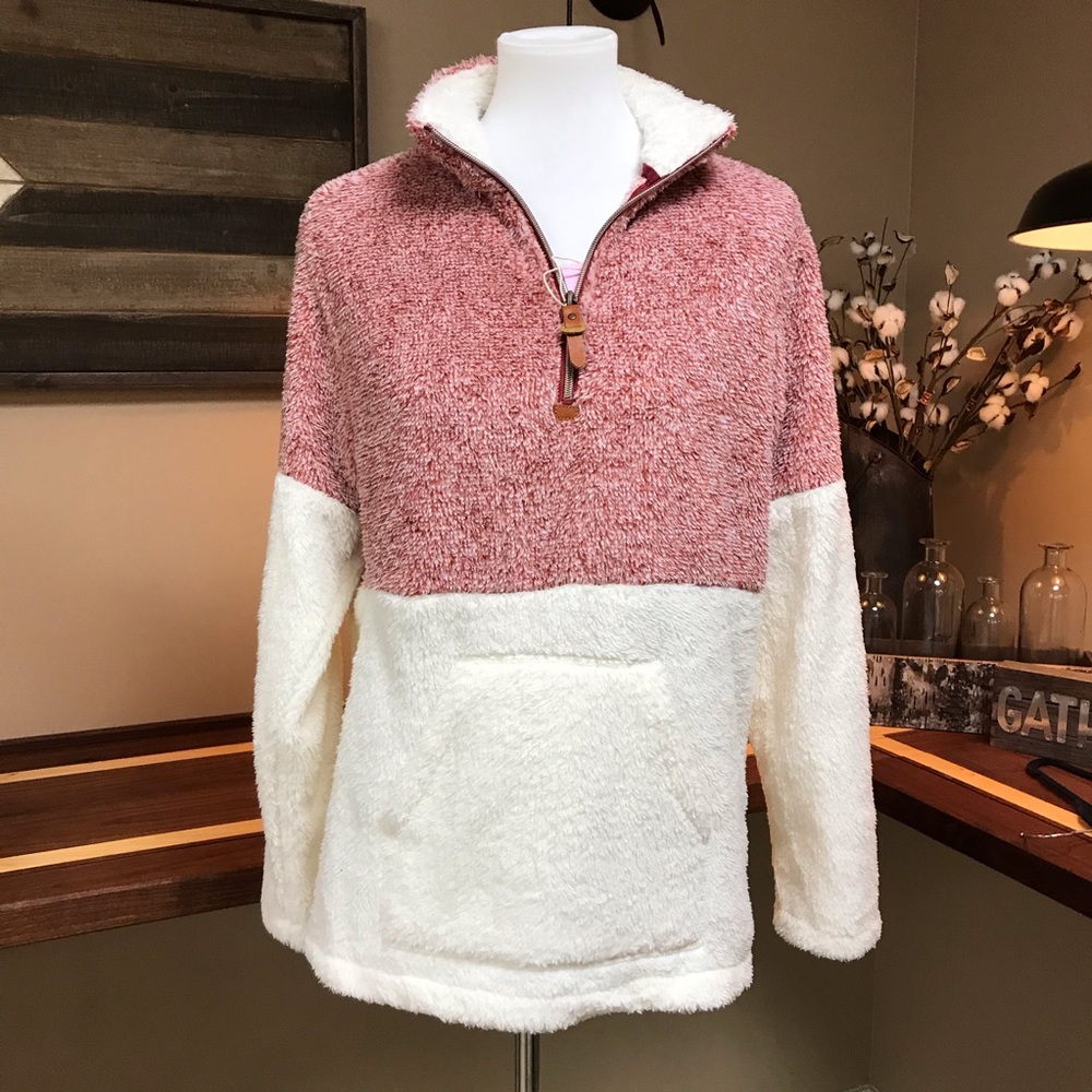 Pullover faux fur